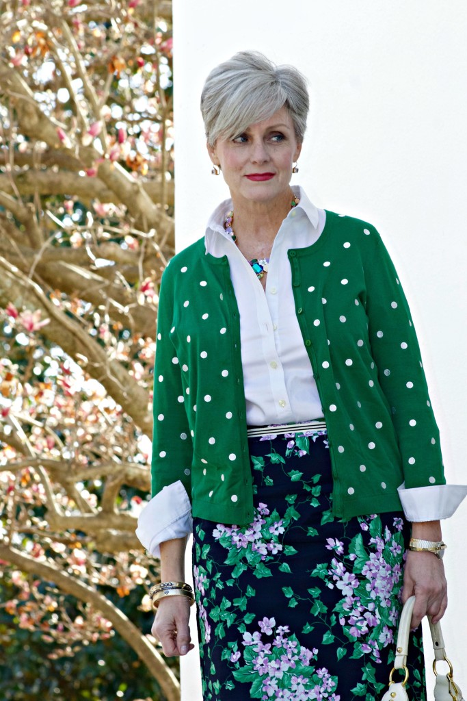 florals and polka dots