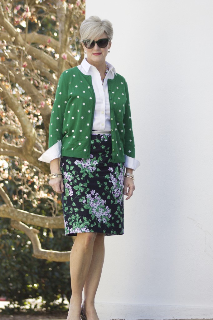 florals and polka dots