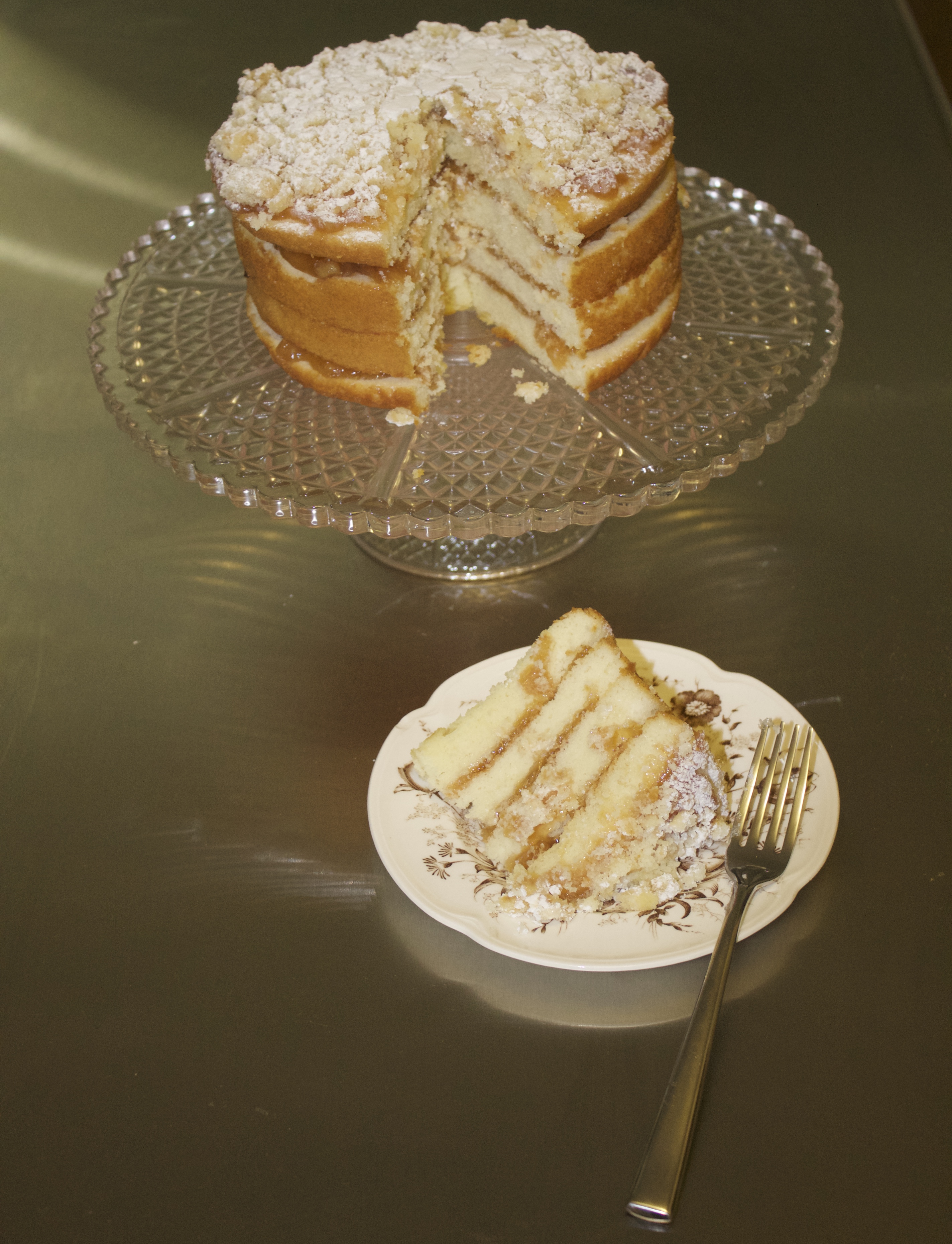but first-things-first. the grocery list is finished, so i'm off to the store for a few key ingredients like apples and walnuts that are missing from my pantry. mr. style thinks my baking skills are a tad rusty. ha! once a baker always a baker. but we're giving harvest apple cake  a trial run. guess what? it was delicious.
