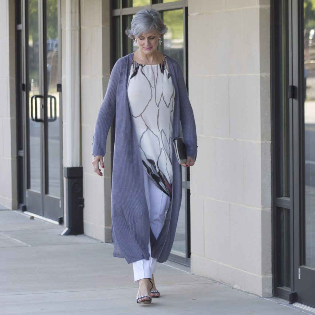 gray and white