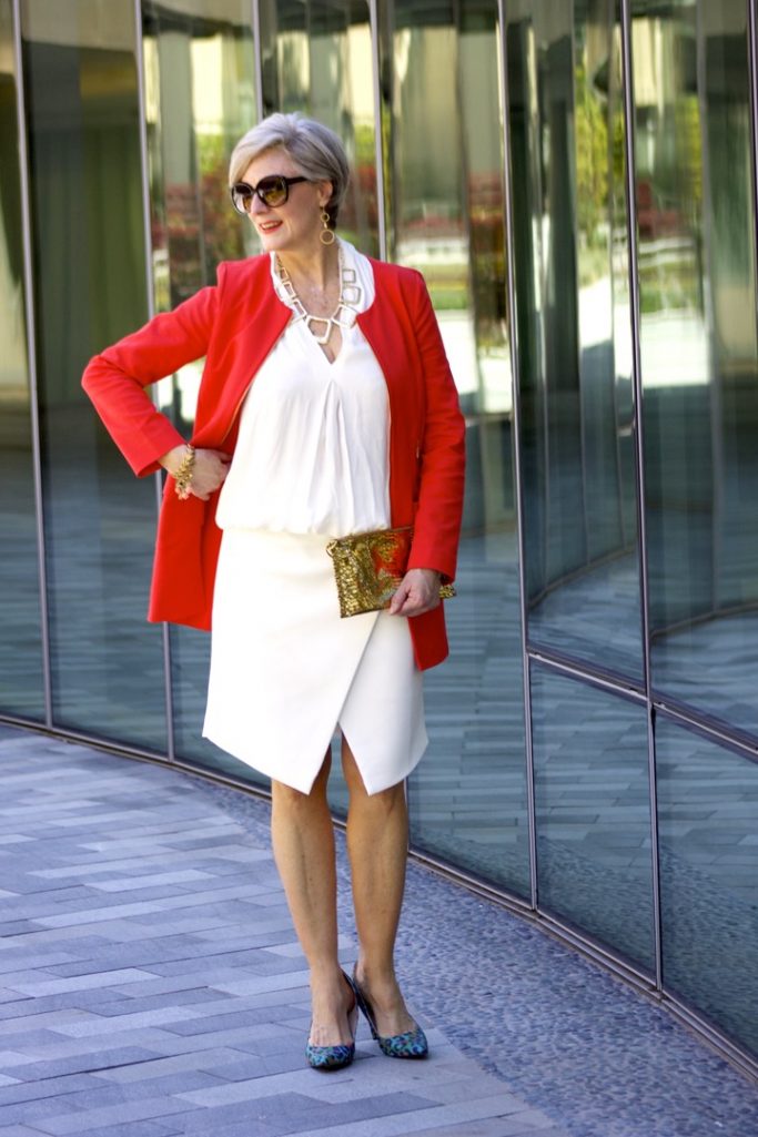 orange jacket