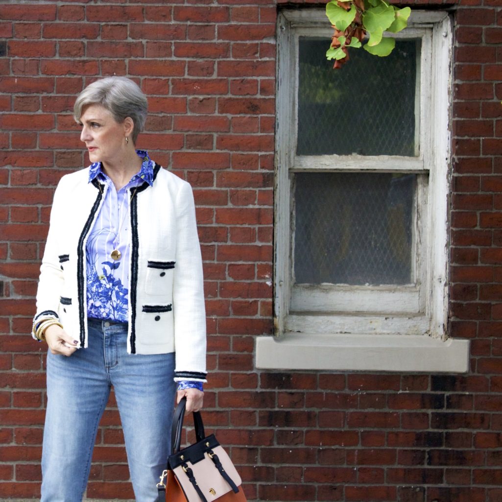 how to wear florals for fall