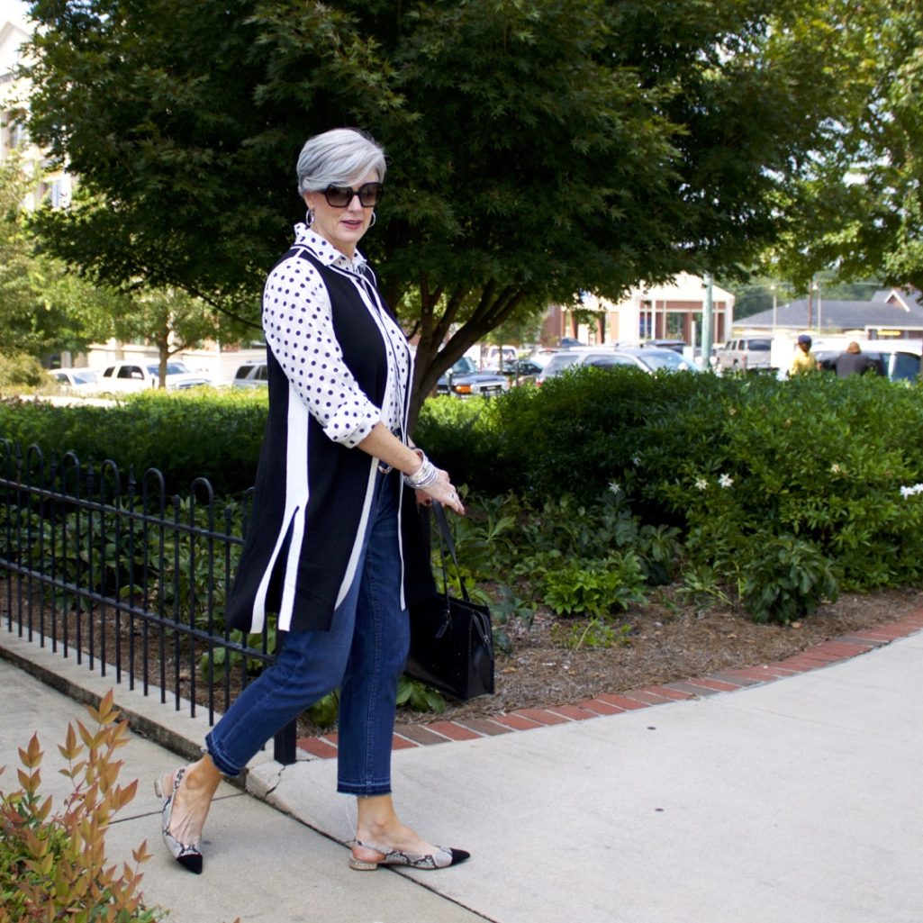 how to wear polka dots