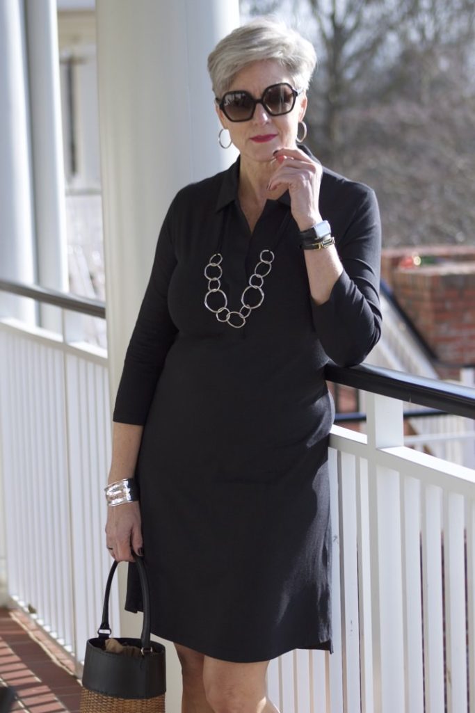 southcott black henley dress