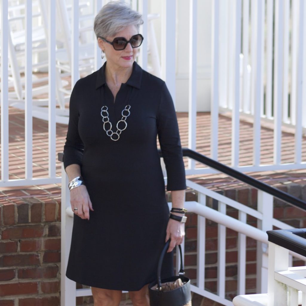southcott black henley dress
