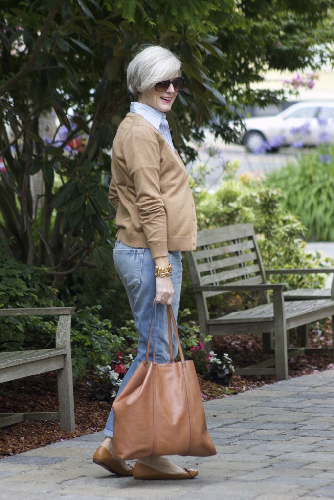 blue jeans and button-ups