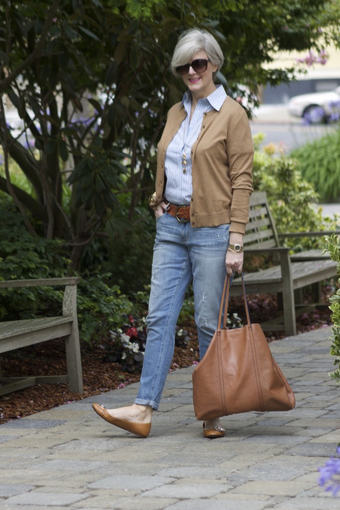 blue jeans and button-ups