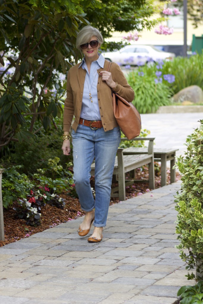 blue jeans and button-ups