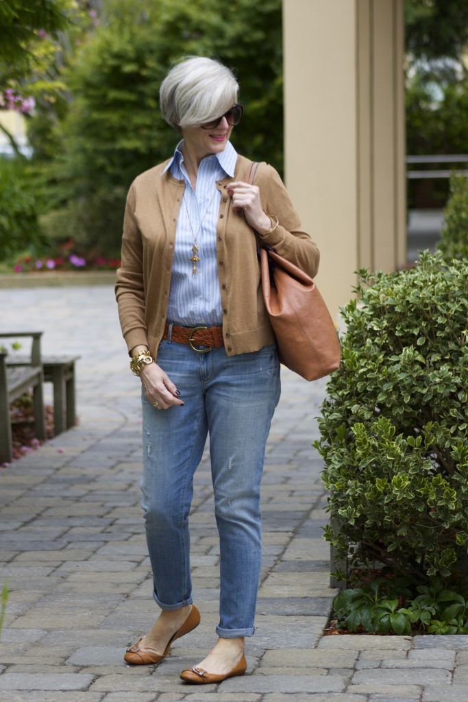 blue jeans and button-ups