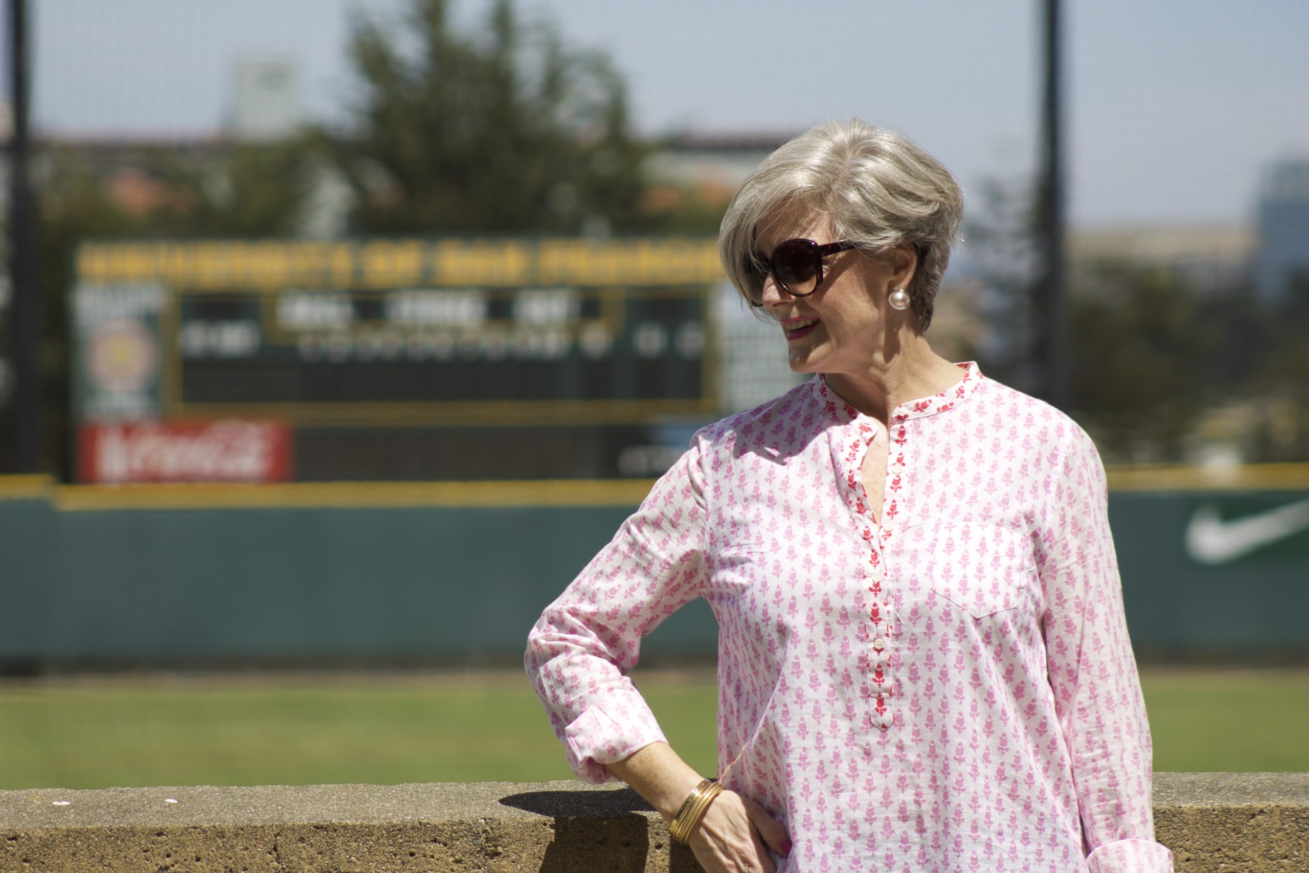 patterned shirt