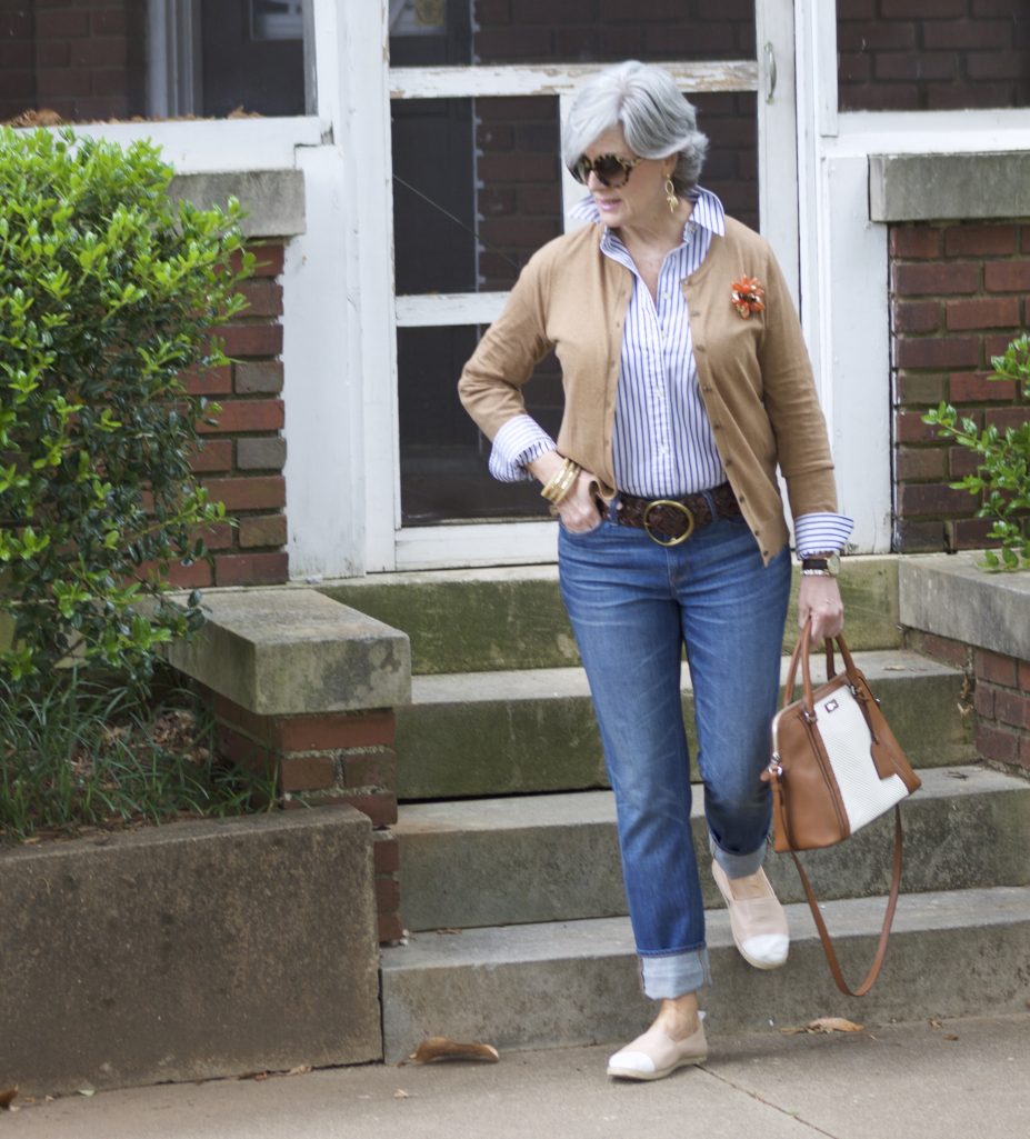 blue jeans and button downs | Style at a Certain Age