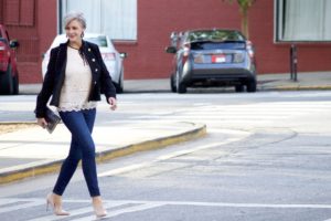 lace and rock star jeans