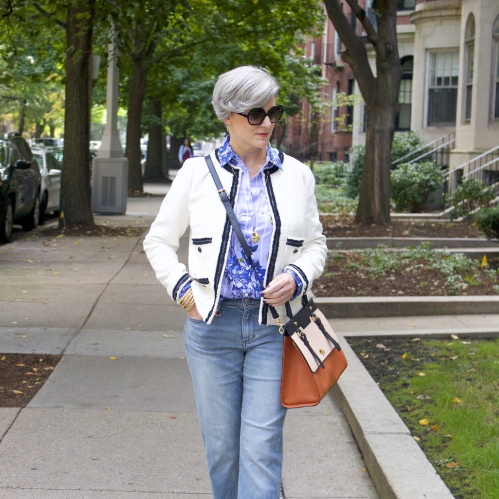 how to wear florals for fall