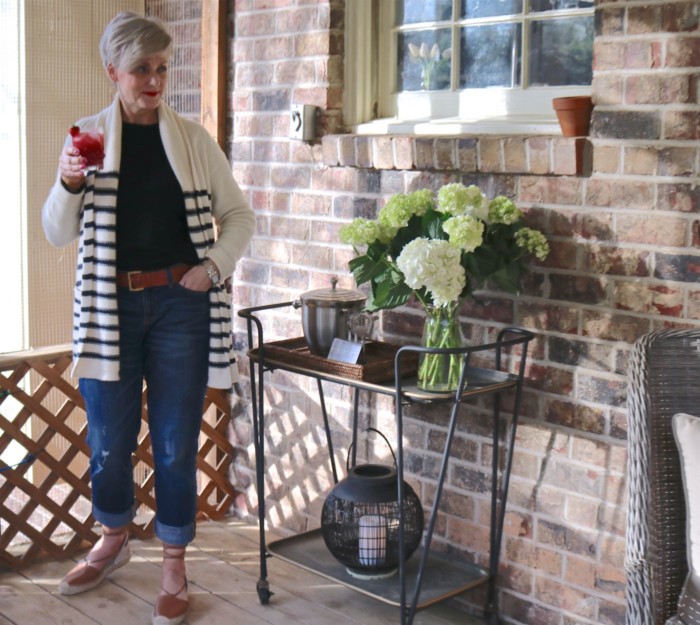 boden sweater, j.crew striped cardigan, j.crew boyfriend jeans, soludos espadrilles, tory burch bracelet