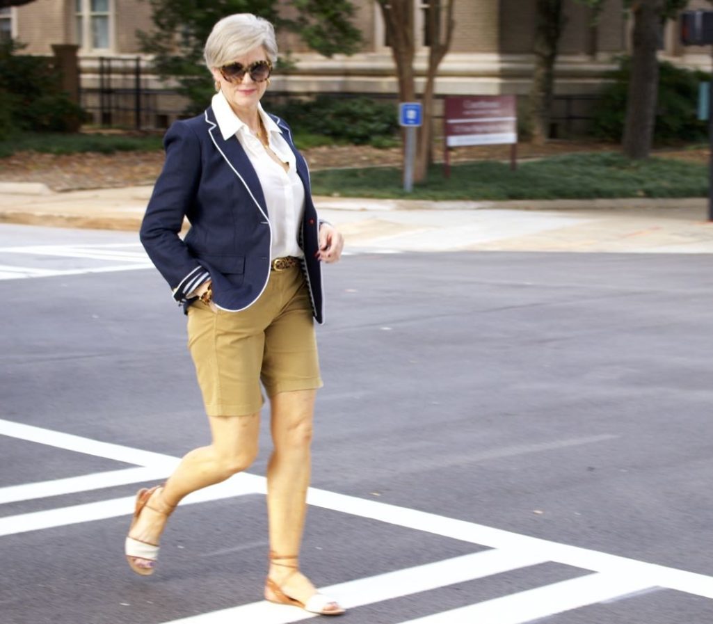 silk button up, j.crew chinos, j.crew school boy blazer