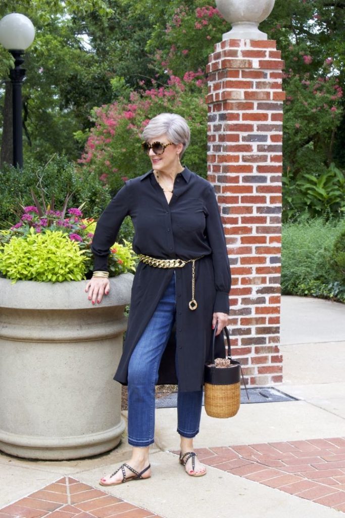 how to style a shirtdress
