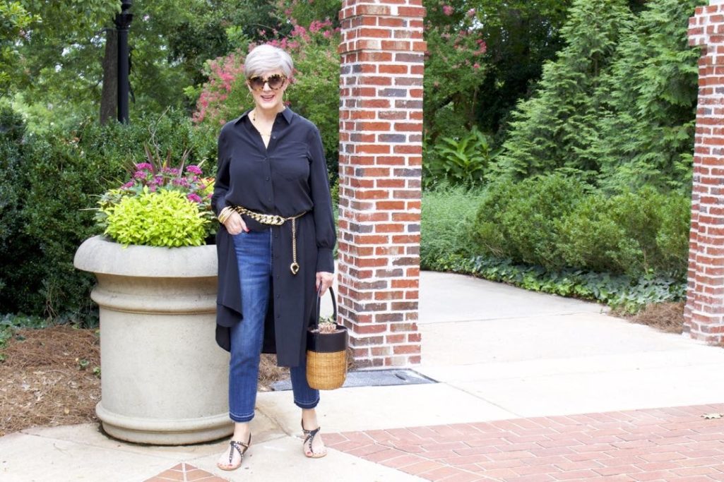 how to style a shirtdress
