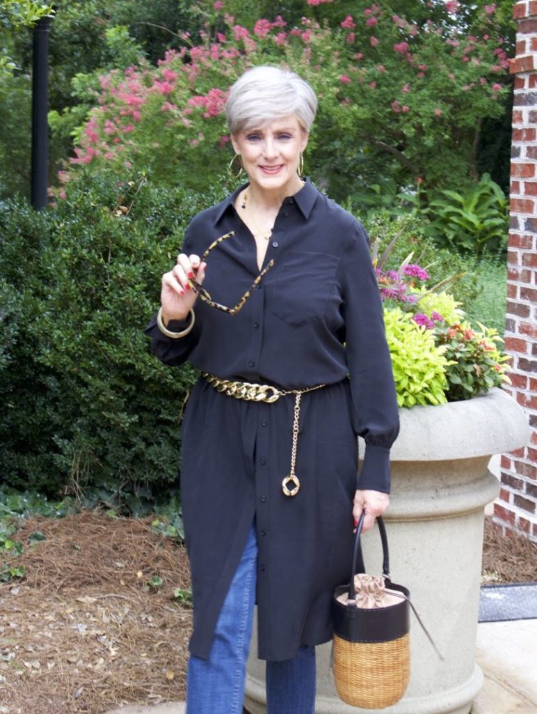 how to style a shirtdress