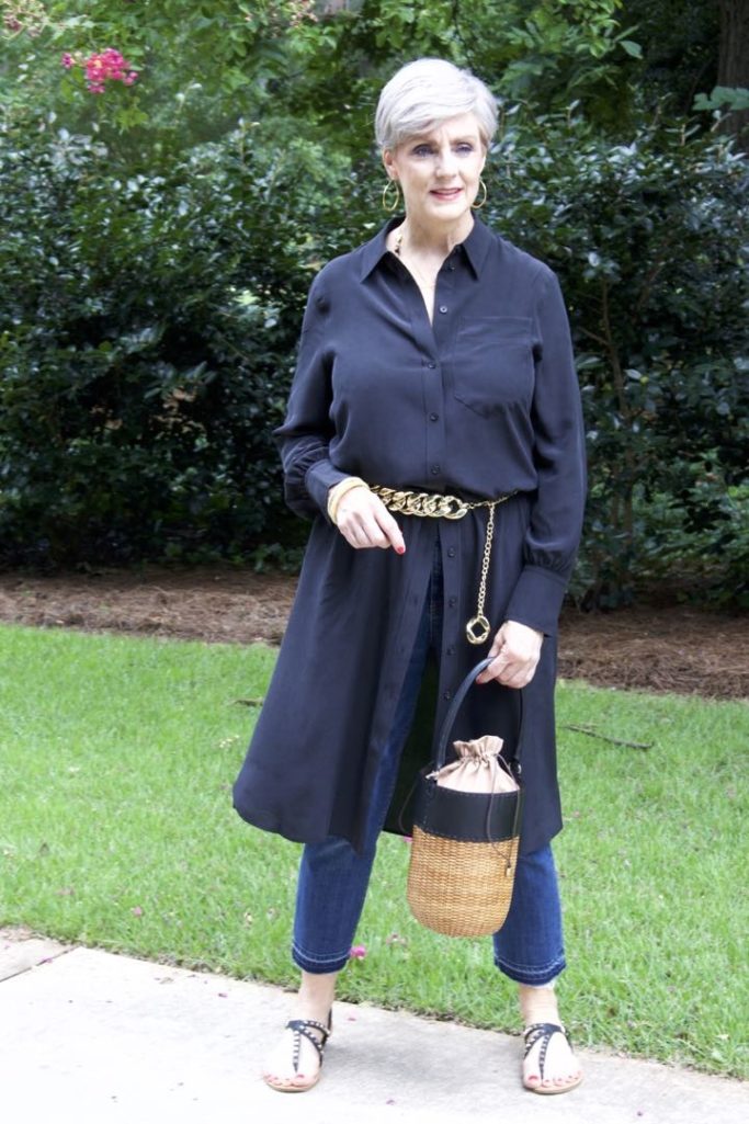 how to style a shirtdress