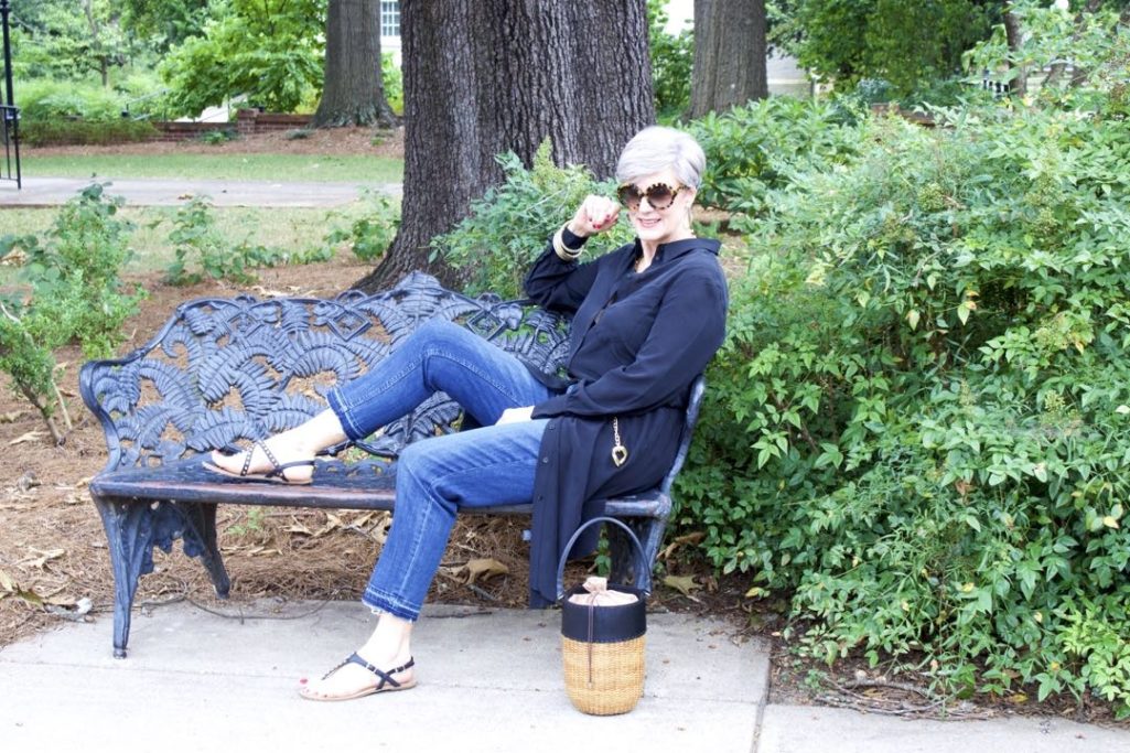how to style a shirtdress