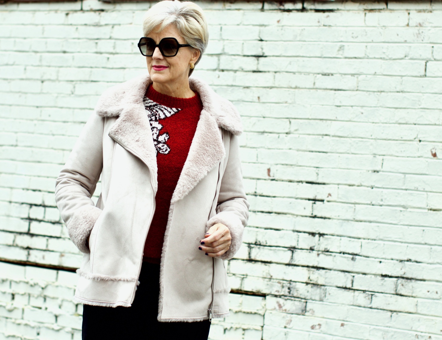 sweters and skirts and coats
