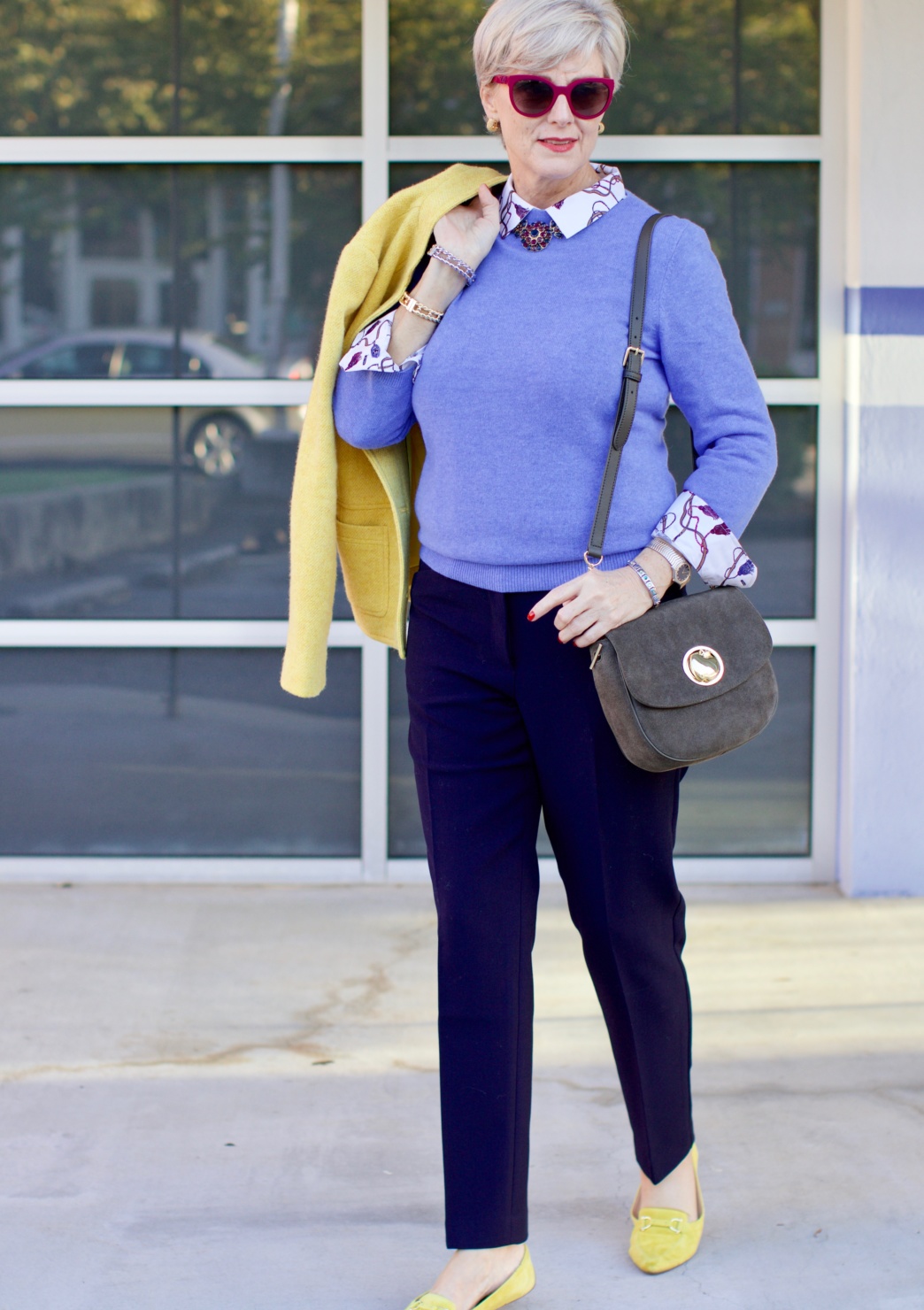 Talbots Hampshire Pant, Audrey Cashmere, Francesca Driving Moc,