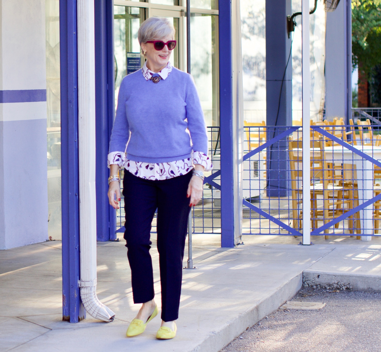 Talbots Hampshire Pant, Audrey Cashmere, Francesca Driving Moc,