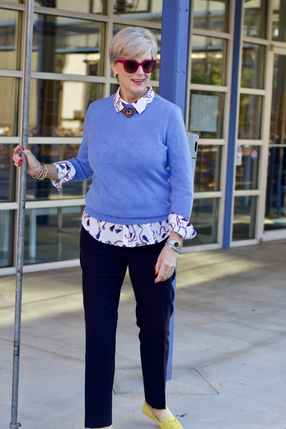 Talbots Hampshire Pant, Audrey Cashmere, Francesca Driving Moc,