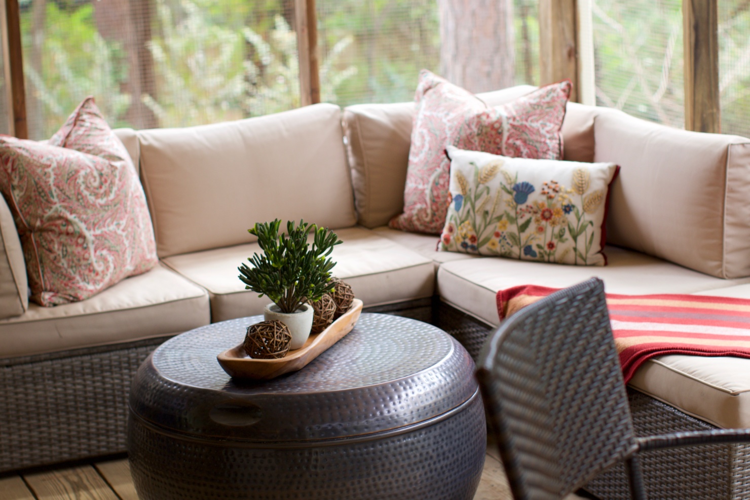 fall home design updates from beth at a Style at a Certain Age who is wearing a Ralph Lauren Polo Bear sweater, J.Crew skinny jeans, and J.Crew Ryan Loafers