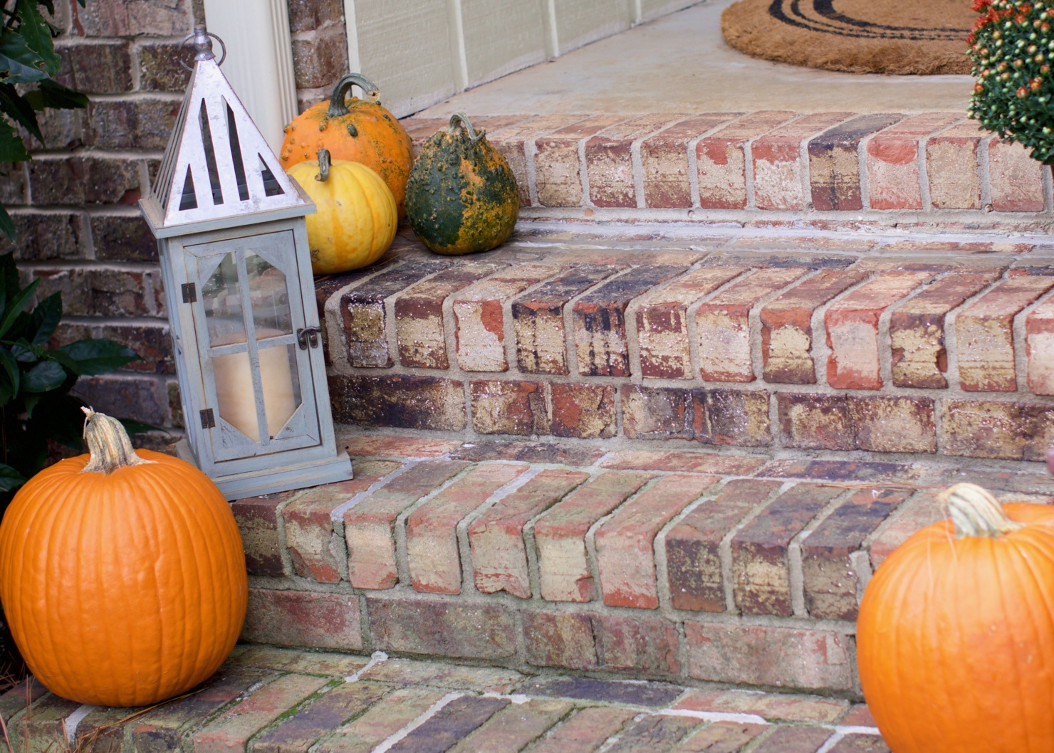 fall home design updates from beth at a Style at a Certain Age who is wearing a Ralph Lauren Polo Bear sweater, J.Crew skinny jeans, and J.Crew Ryan Loafers