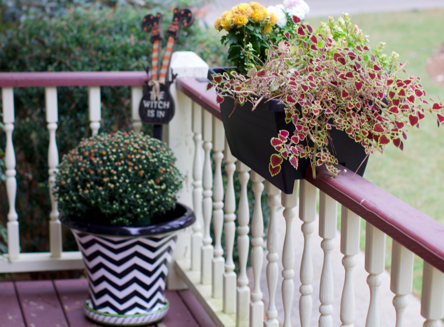 fall home design updates from beth at a Style at a Certain Age who is wearing a Ralph Lauren Polo Bear sweater, J.Crew skinny jeans, and J.Crew Ryan Loafers