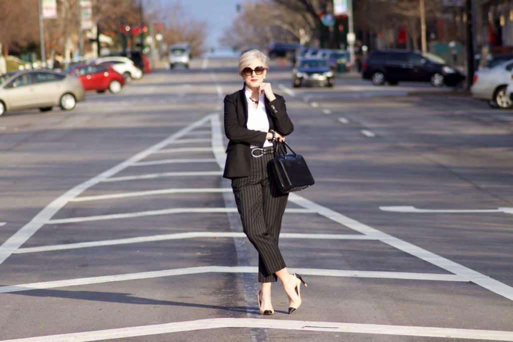 how to wear pinstripes