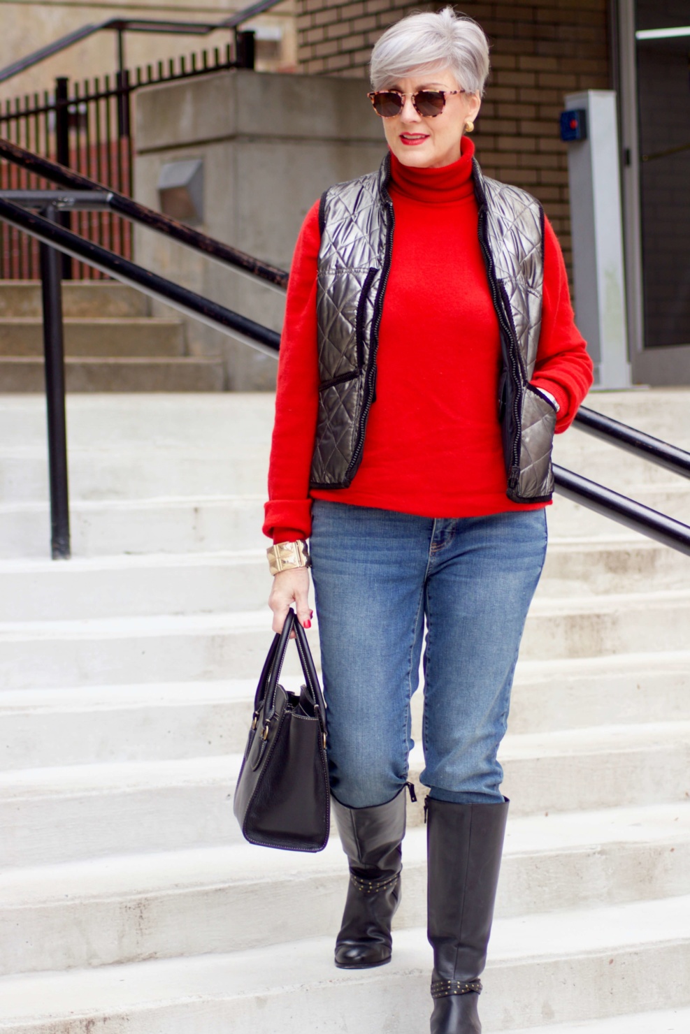 beth from Style at a Certain Age wears five classic winter essentials