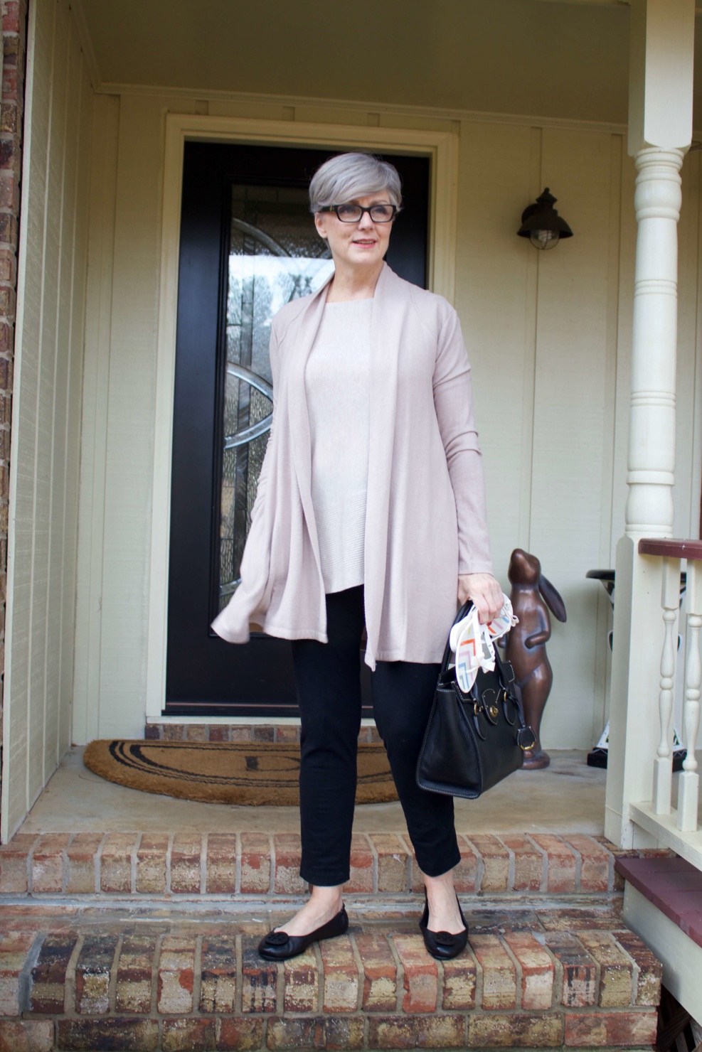 beth from Style at a Certain Age wears workout gear from Athleta