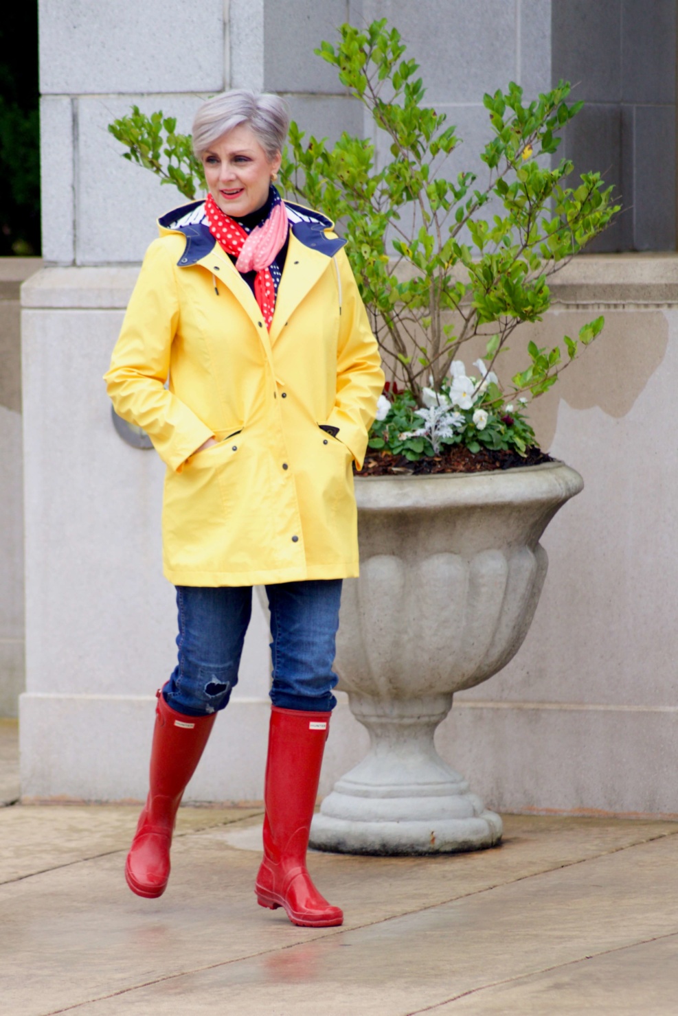 what to wear on a rainy day | Style at a Certain Age