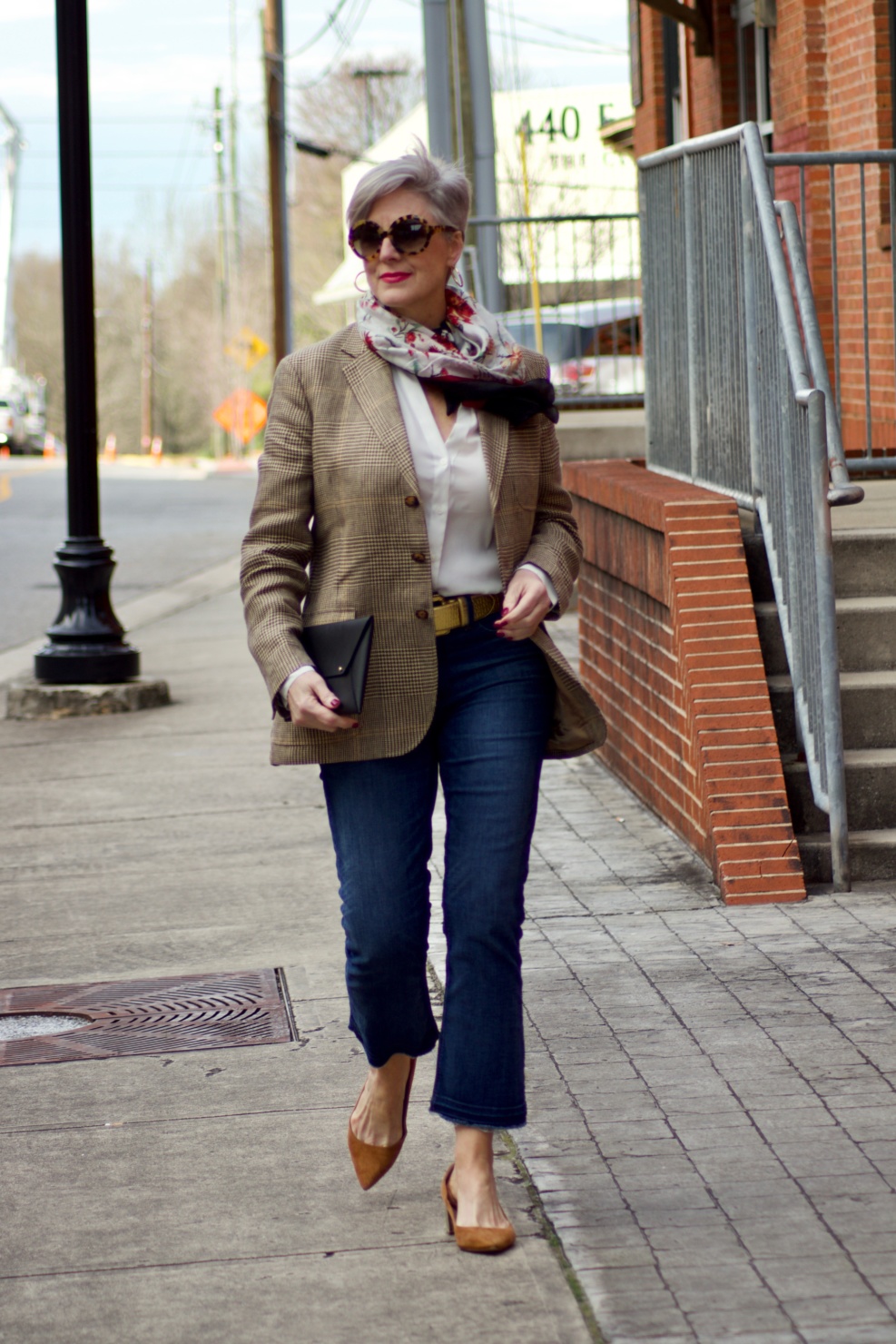 beth from Style at a Certain Age wears items from Rachel Zoe's Spring Box of Style