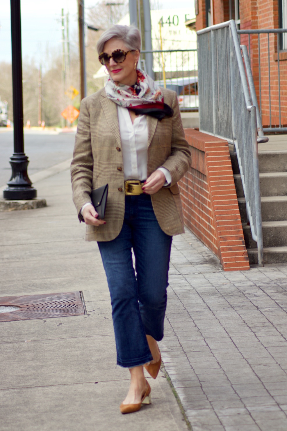 beth from Style at a Certain Age wears items from Rachel Zoe's Spring Box of Style