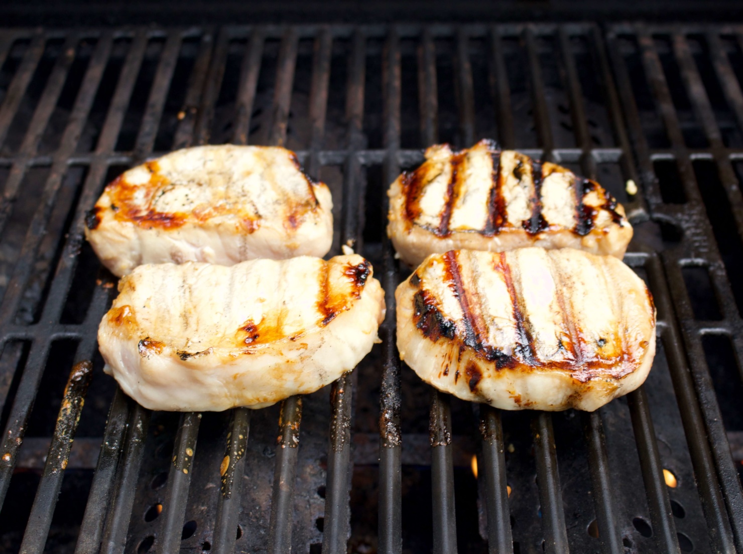 honey glazed pork chops