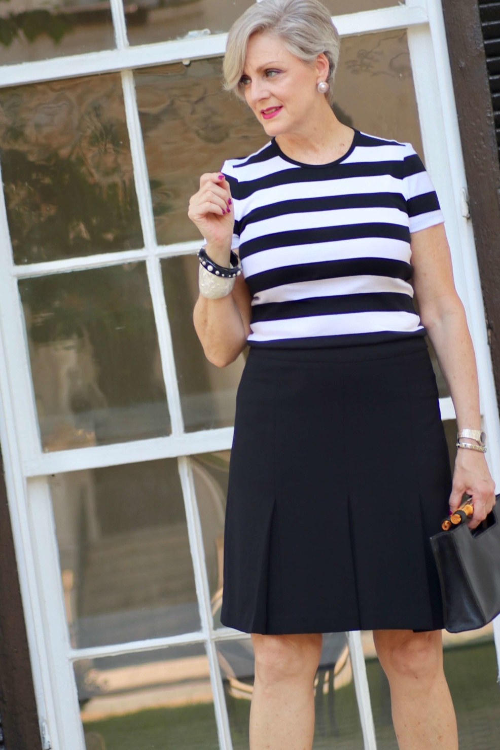 striped tee