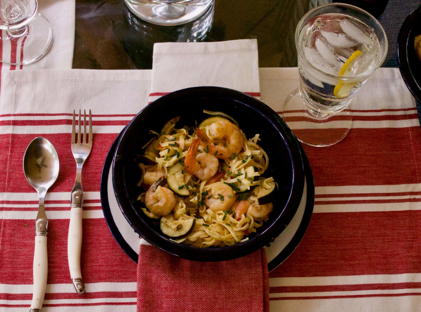 shrimp scampi linguine