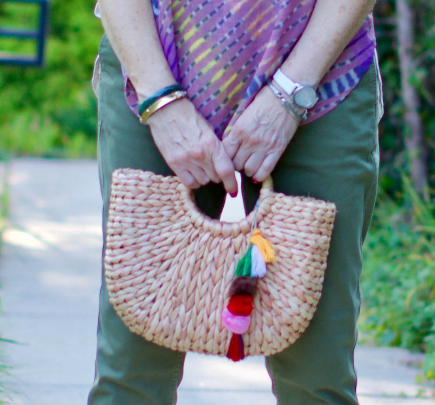 tunic and chinos