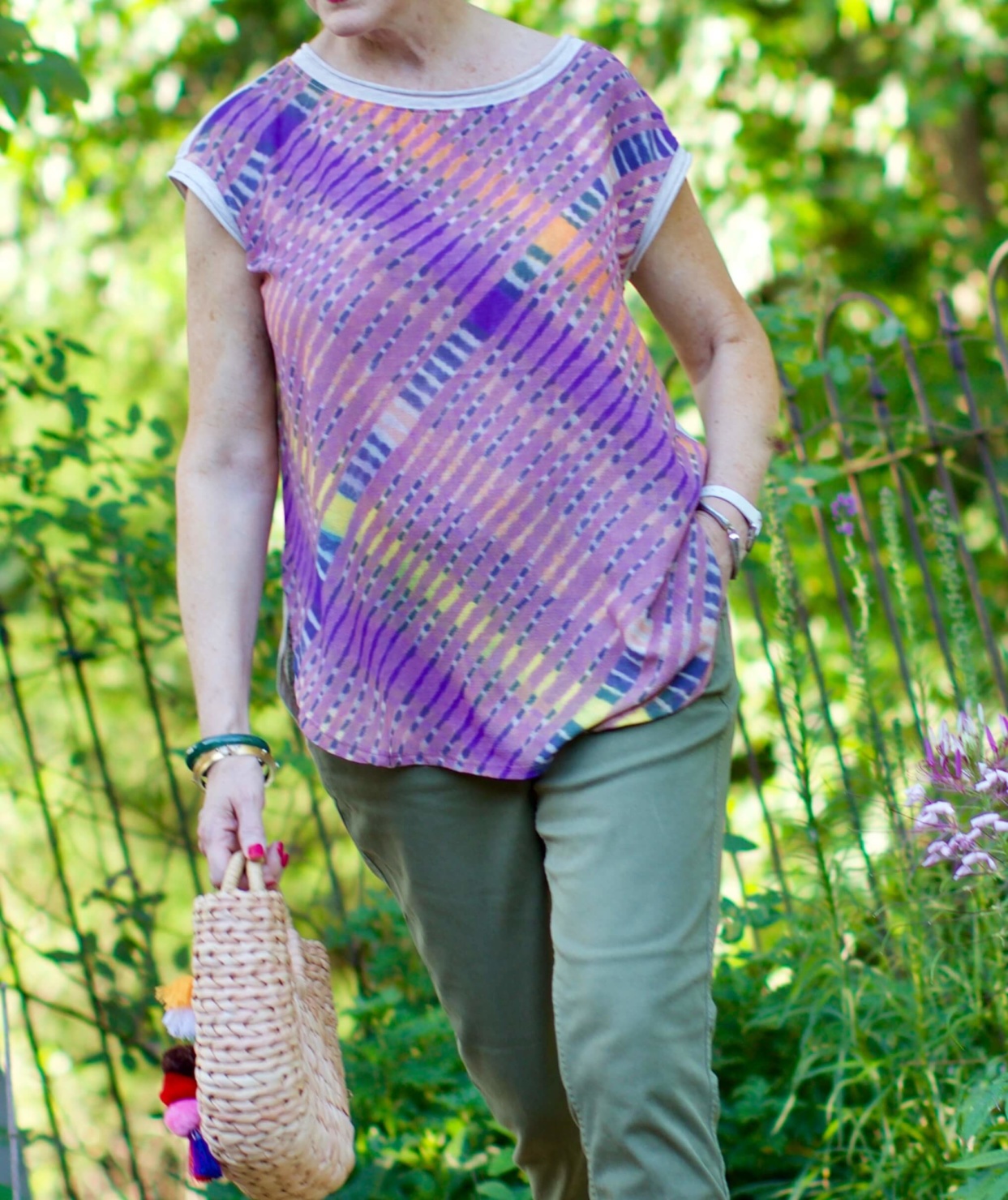 tunic and chinos
