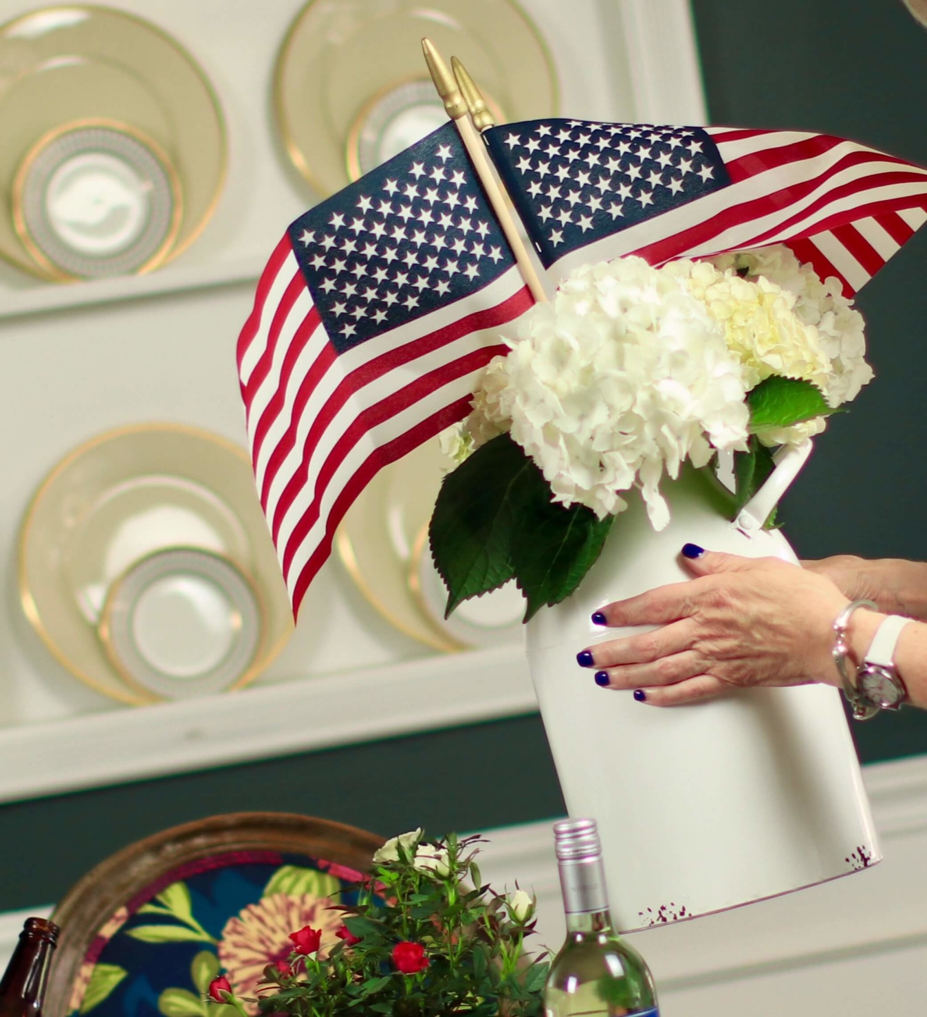 fourth of july tablescape