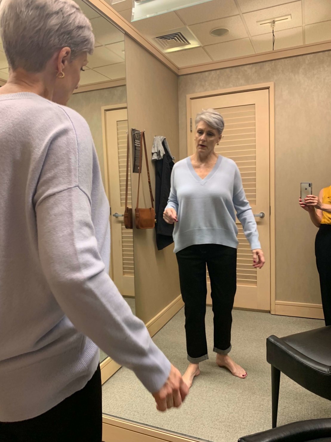 cashmere sweater and boyfriend jeans