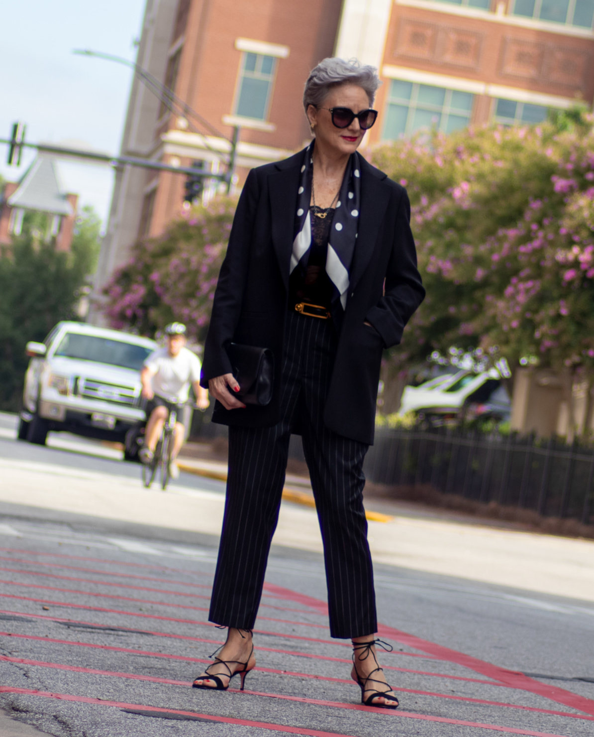 classic black blazer