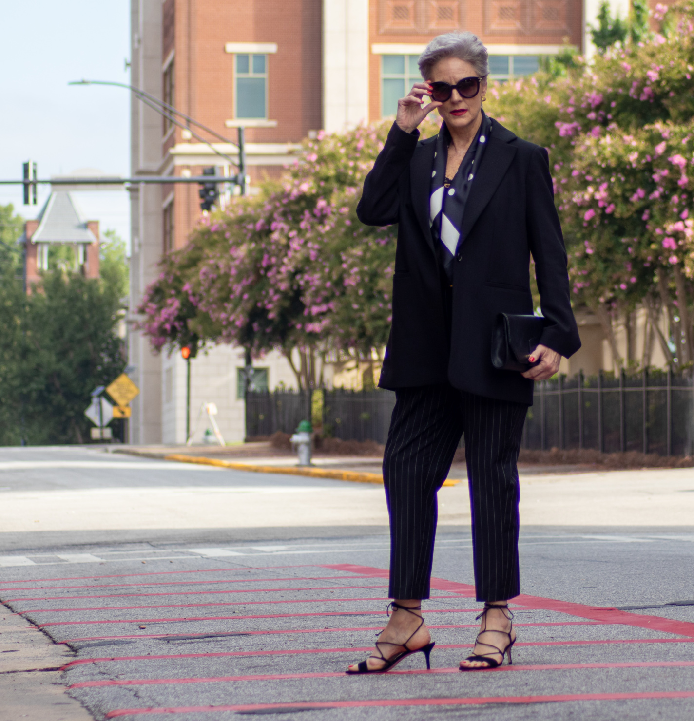 classic black blazer