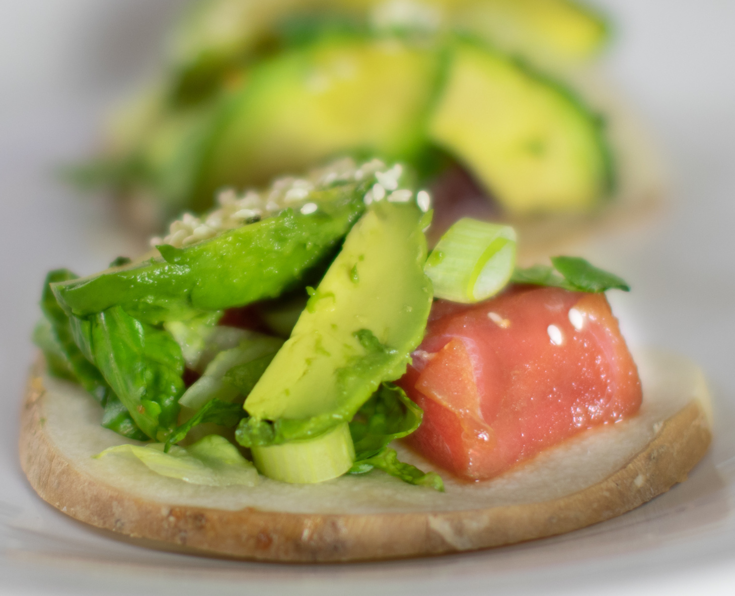 ahi tuna poke jicama tacos