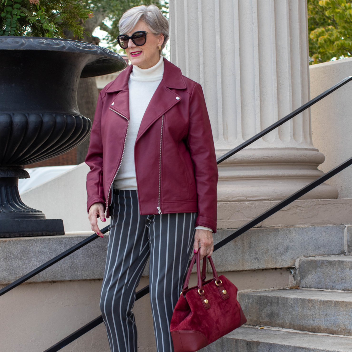 faux moto jacket