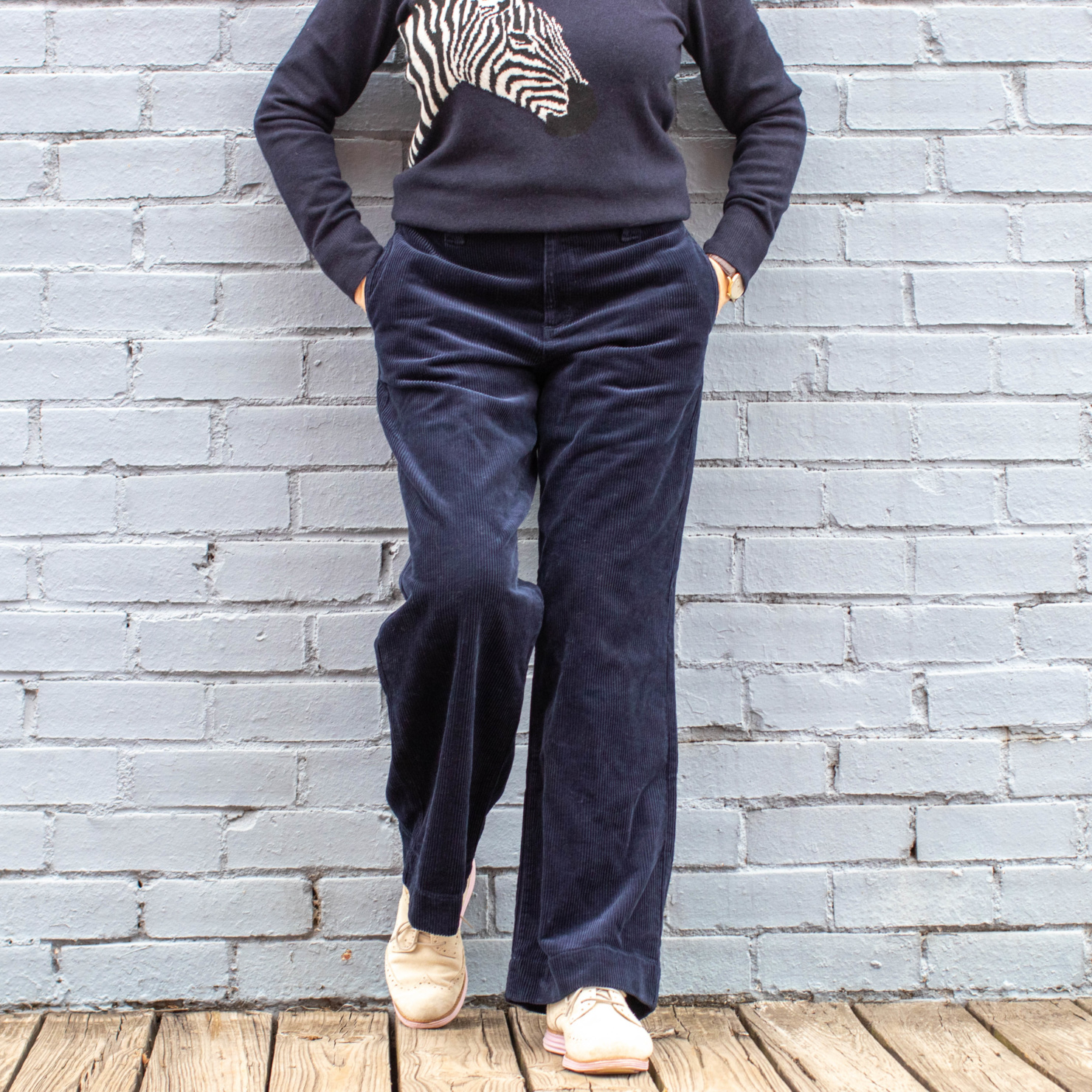wide leg corduroy pants