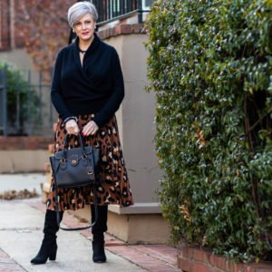 walking on the wild side | midi skirts are on trend